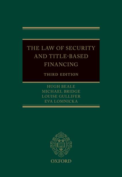 The Law of Security and Title-Based Financing