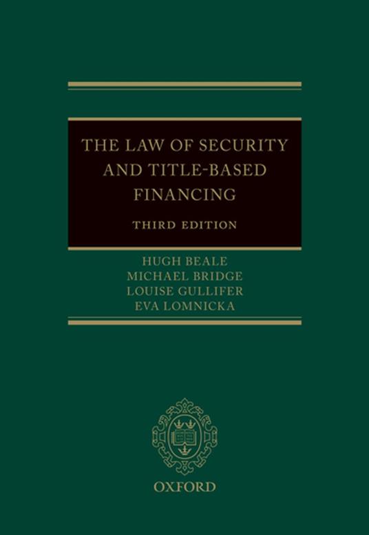 The Law of Security and Title-Based Financing