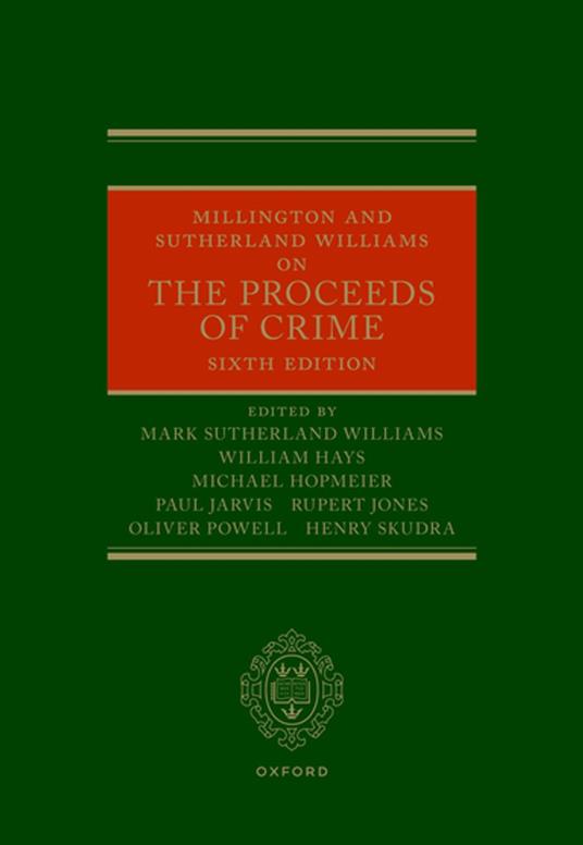 Millington and Sutherland Williams on the Proceeds of Crime