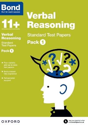 Bond 11+: Verbal Reasoning: Standard Test Papers: For 11+ GL assessment and Entrance Exams: Pack 1 - Frances Down,Bond 11+ - cover