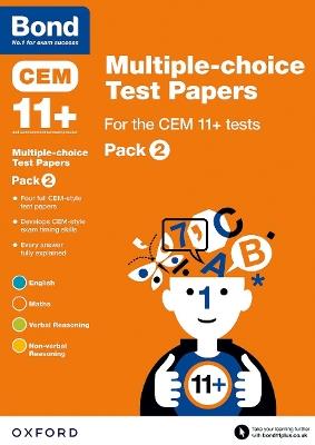 Bond 11+: Multiple-choice Test Papers for the CEM 11+ tests Pack 2 - Michellejoy Hughes,Bond 11+ - cover