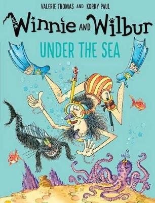 Winnie and Wilbur Under the Sea - Valerie Thomas - cover