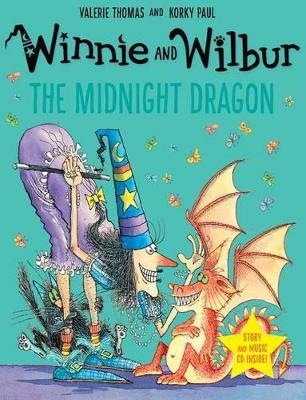 Winnie and Wilbur: The Midnight Dragon with audio CD - Valerie Thomas - cover