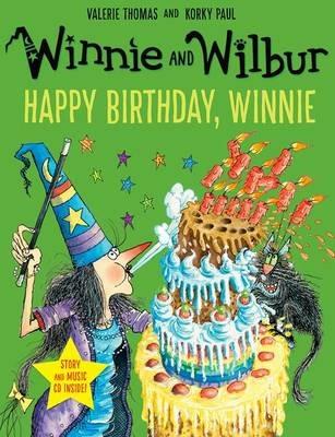 Winnie and Wilbur: Happy Birthday, Winnie with audio CD - Valerie Thomas - cover