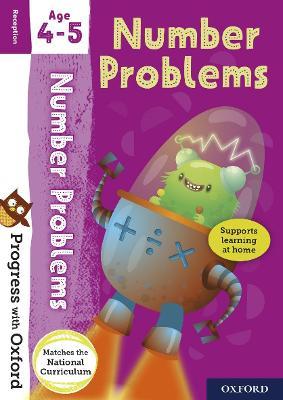 Progress with Oxford: Number Problems Age 4-5 - Paul Hodge - cover