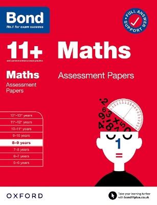 Bond 11+: Bond 11+ Maths Assessment Papers 8-9 years - Andrew Baines - cover