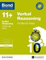 Bond 11+: Bond 11+ Verbal Reasoning 10 Minute Tests with Answer Support 8-9 years