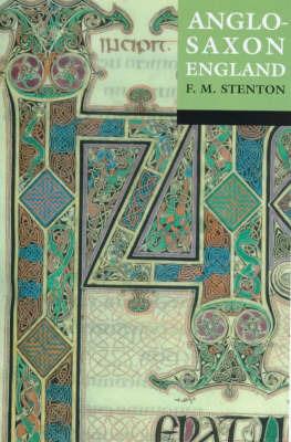 Anglo-Saxon England - Frank M. Stenton - cover