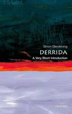 Derrida: A Very Short Introduction - Simon Glendinning - cover