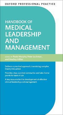 Oxford Professional Practice: Handbook of Medical Leadership and Management - cover