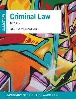Criminal Law Directions - Nicola Monaghan - cover