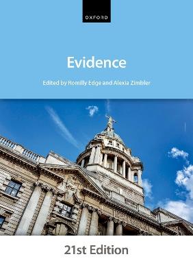 Evidence - The City Law School - cover