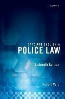Card and English on Police Law - Richard Card - cover