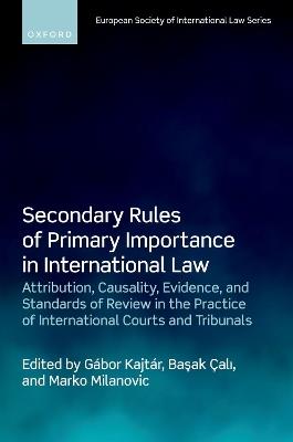 Secondary Rules of Primary Importance in International Law: Attribution, Causality, Evidence, and Standards of Review in the Practice of International Courts and Tribunals - cover