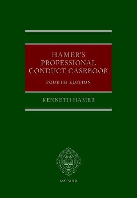 Hamer's Professional Conduct Casebook - Kenneth Hamer - cover