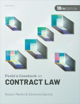 Poole's Casebook on Contract Law - Robert Merkin KC,Séverine Saintier - cover