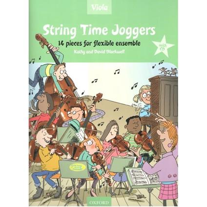  String Time Joggers + CD - 14 pieces for  flexible ensemble - Blackwell - viola - copertina
