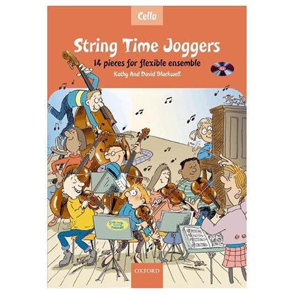  String Time Joggers + CD - 14 pieces for  flexible ensemble - violoncello - copertina