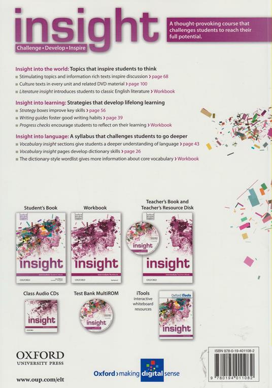  Insight. Intermediate. Student's book-Workbook. Per le Scuole superiori - 2