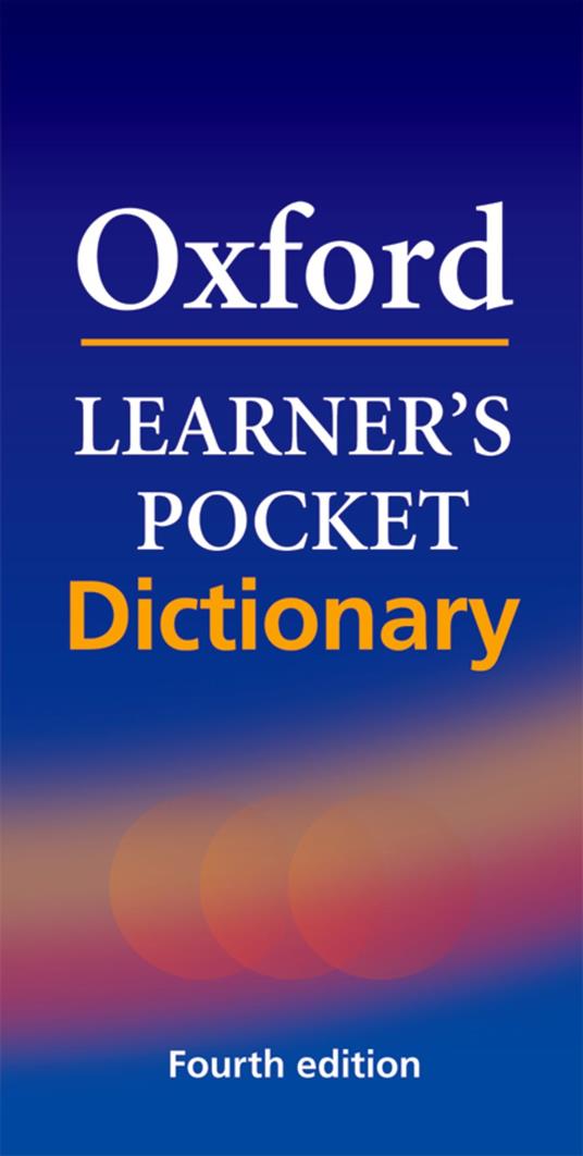 Oxford learner's pocket dictionary - copertina