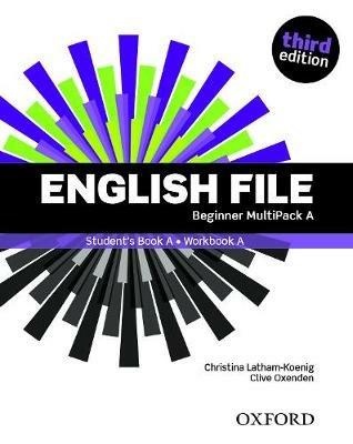 English File: Beginner: Student's Book/Workbook MultiPack A - Oxford - cover