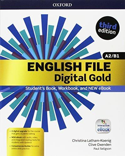  English file gold a2/b1 pack with key - copertina