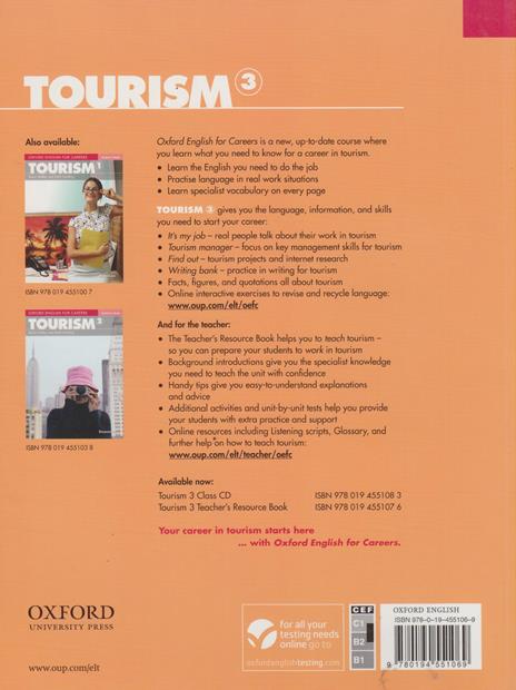 Oxford English for Careers: Tourism 3: Student's Book - Robin Walker,Keith Harding - 2