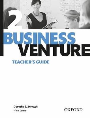 Business Venture 2 Pre-Intermediate: Teacher's Guide - Dorothy Zemach,Nina Leeke - cover