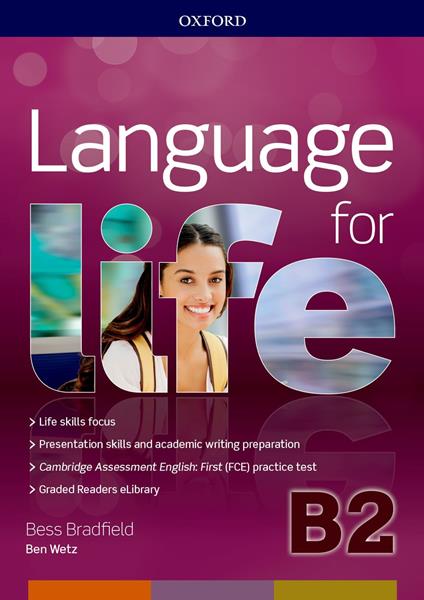  Language for life. B2. Student's book-Workbook. Con Hub, 16 eread, 2 tests. Per le Scuole superiori. Con ebook. Con espansione online. Con CD-ROM