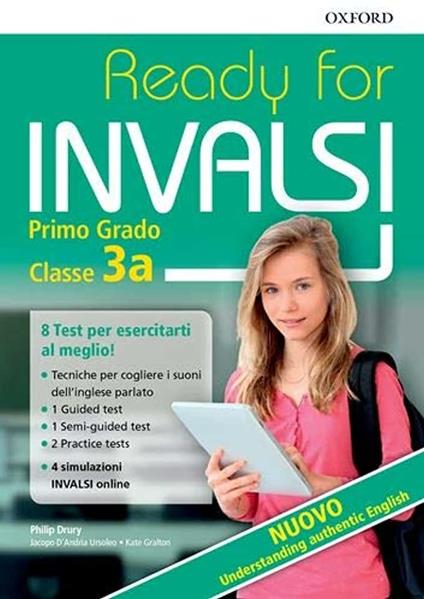 Ready for INVALSI SS1. Student book. Without key. Per la Scuola media. Con espansione online - copertina