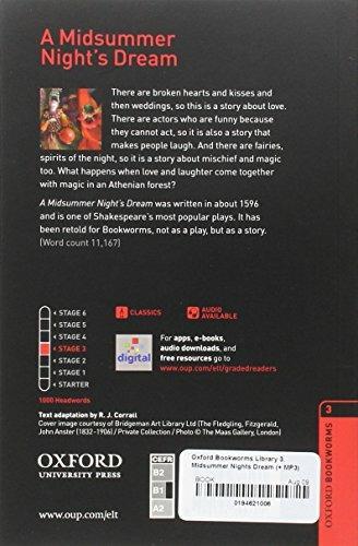  Midsummer nights dream. Oxford bookworms library. Livello 3. Con CD Audio formato MP3. Con espansione online - 2