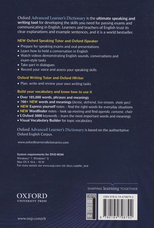 Oxford advanced learner dictionary. Con DVD - 2