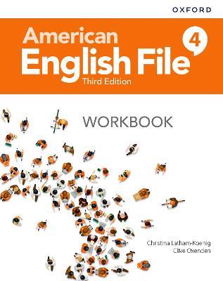 American English File: Level 4: Workbook - Christina Latham-Koenig,Clive Oxenden - cover