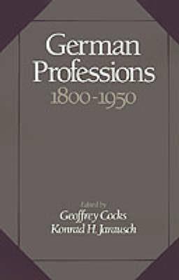 German Professions, 1800-1950 - cover