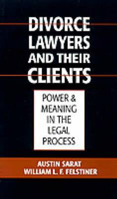 Divorce Lawyers and Their Clients: Power and Meaning in the Legal Process - Austin Sarat,William L. F. Felstiner - cover
