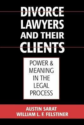 Divorce Lawyers and Their Clients: Power and Meaning in the Legal Process - Austin Sarat,William L. F. Felstiner - cover