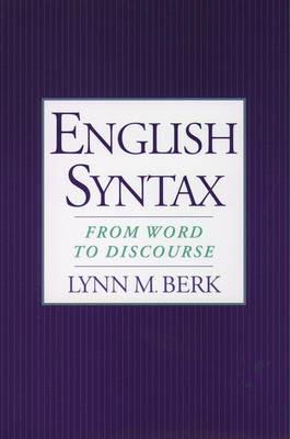 English Syntax - Berk - cover