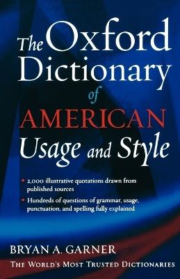 The Oxford Dictionary of Usage and Style - Bryan A. Garner - cover