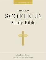The Old Scofield (R) Study Bible, KJV, Pocket Edition, Basketweave Black/Burgundy