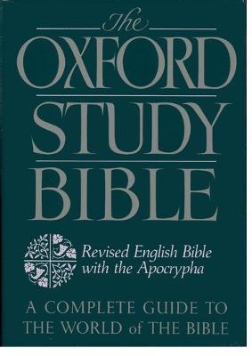 The Oxford Study Bible: Revised English Bible with Apocrypha - cover