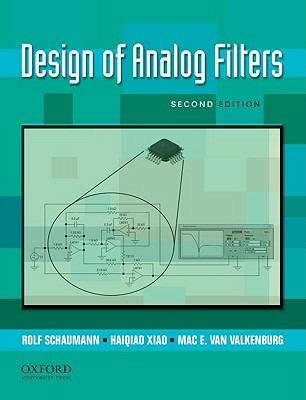Design Of Analog Filters - Schaumann,Xiao,Van Valkenburg - cover