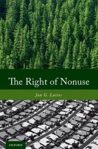 The Right of Nonuse - Jan G. Laitos - cover