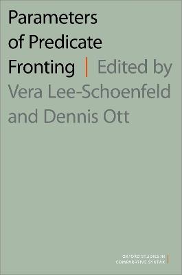 Parameters of Predicate Fronting - cover