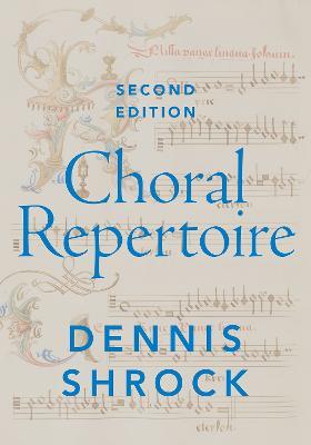 Choral Repertoire - Dennis Shrock - cover