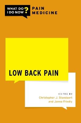 Low Back Pain - cover