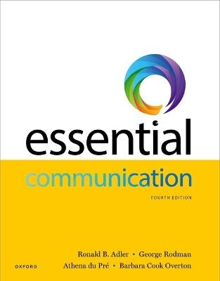 Essential Communication - Ronald B. Adler,George Rodman,Athena du Pré - cover