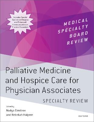 Palliative Medicine and Hospice Care for Physician Associates Specialty Review - cover