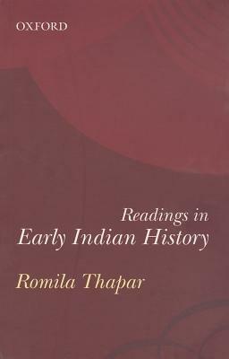 Early Indian History: A Reader - Romila Thapar - cover