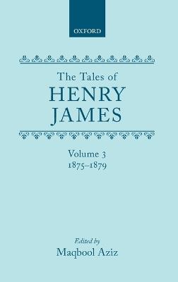 Tales Of Henry James V3 - Editor - cover