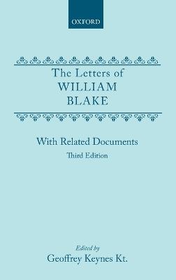 The letters of William Blake: With related documents - William Blake - cover